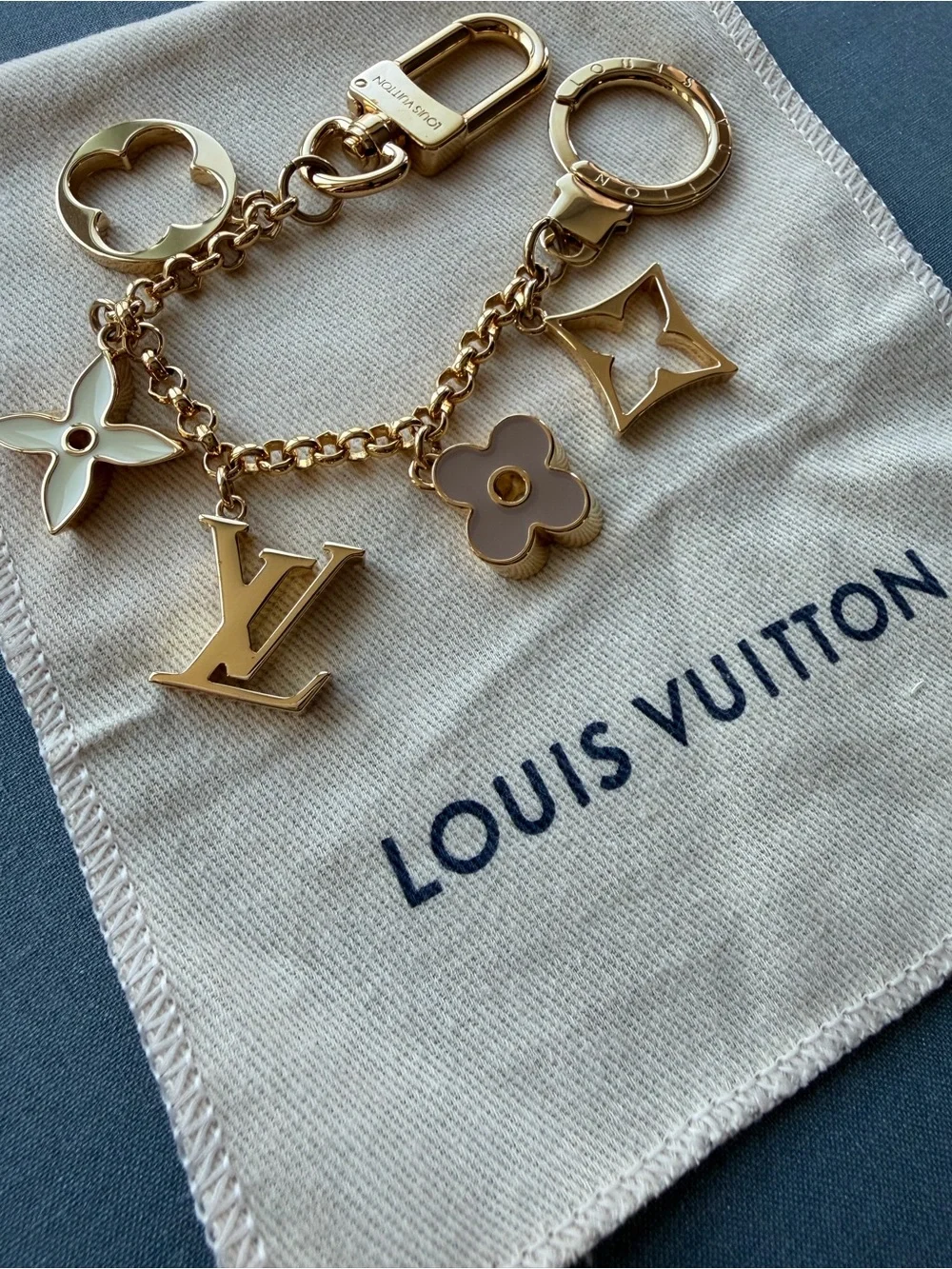 Louis Vuitton Fleur de Monogram Bag Charm Chaim